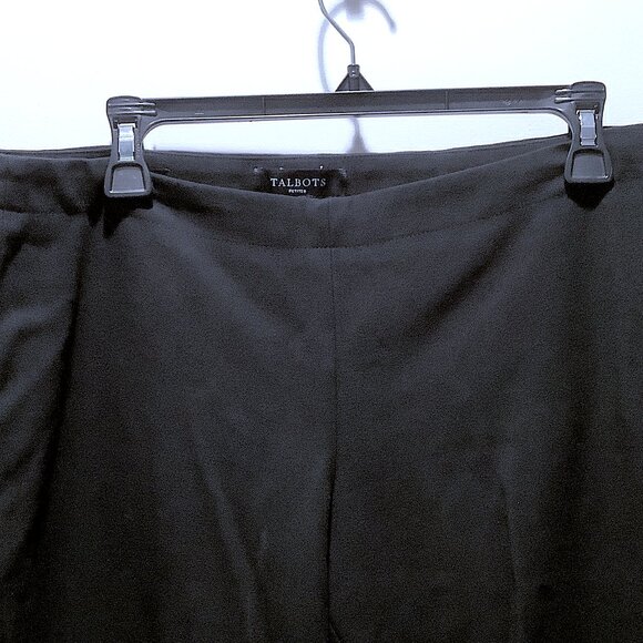 Talbots Classic Black Crop Pants Size 10P - Picture 6 of 7